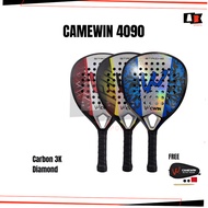 ABSPORTS - Racket Padel CAMEWIN 4090 Carbon 3K / Padel Racket Camewin 4090 Free Bag