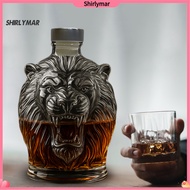 [In Stock]  Leak-proof Whiskey Stopper Wide Base Whiskey Carafe 280ml Whiskey Decanter with Leak-pro