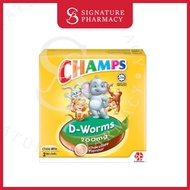 CHAMPS D-WORMS 200MG CHOC 2'S/ CHAMPS D-WORMS 200MG SUSP 10ML