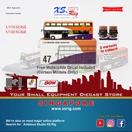 Diecast Toy Singapore Bus 1/110 & 1/120 B8L/B9TL/Gemilang DD Bus Series (Various Bus Number and Oper