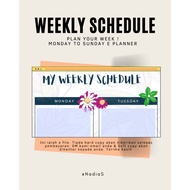 E Planner Weekly Planner
