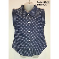 FASHION GIRL BLOUSES/SLEEVELESS TOP/ GIRL TOP (172051)