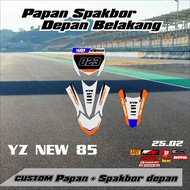 COD NEWEST DECAL STICKER START NUMBER BOARD AND FRONT REAR FENDER YZ NEW 85 NEWEST 25.02