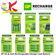 GP RECYKO RECHARGEABLE BATTERY & CHARGER SMART ENERGY AA / AAA 9V / E211 / B631 / M451 / E221 / B423