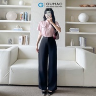 [15 - 17.10| VOUCHER 10-12%] Quần tây nữ dáng ống suông chất cotton silk thời trang GUMAC LQF0113 - 