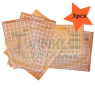PCB Single Sided Prototype PCB Tinned Universal Breadboard FR4 3pcs/pack