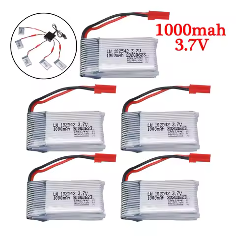 3.7V 1000mAh 25c Lipo Battery 952540 for HQ898B H11D H11C H11WH T64 T04 T05 F28 F29 T56 T57 RC Qaudc