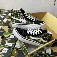 Bape * Kasut Kasual Kasual Penyamaran Premium Vans Premium
