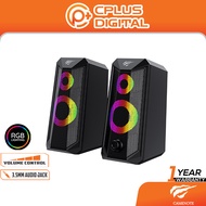 GAMENOTE SK202 RGB Light 2.0 Stereo Electronic Sports Gaming Speaker (3.5mm Audio Input + USB Power)