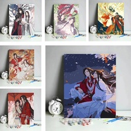 Ancient happy DIY digital oil painting that can be given as a birthday or home decoration