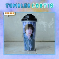 Tumbler Cortis Bonus 25 Photocard Cortis Unofficial Buatan Fans Kpop Idol