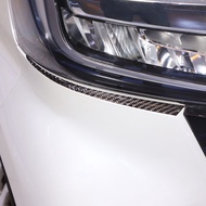 For Honda N-BOX JF3 JF4 2017 2018 2019 2020 2021 Soft Carbon Fiber Car Headlight Lower Eyebrow Trim 