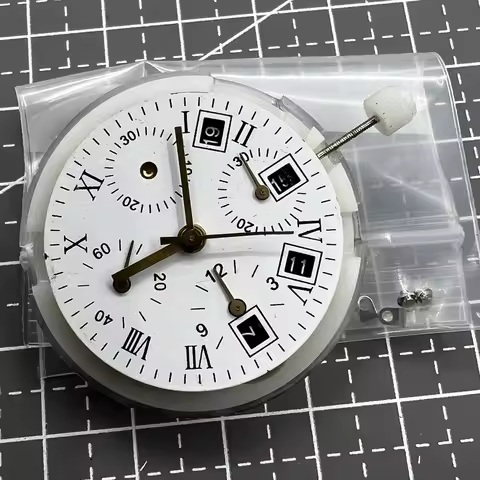 ETA 7750 Automatic Chronograph Movement with Single Calendar Configuration