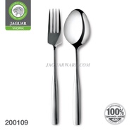 JAGUAR ช้อนส้อม สแตนเลส ตรา จากัวร์ หนา 2.5 mm. ลายโซเฟีย ช้อน ส้อม ช้อนส้อมทานข้าว Food Grade แพ็คละ 12 คู่