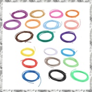 [D E O K] 3D Printing Pen PCL Filament Refills 1.75mm, Pack of 20 Random Color, Low Melting Temp of 