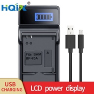HQIX Suitable for Samsung ST6500 ST30 ST73 ST72 Camera BP-70A Battery Charger