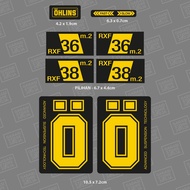 Ohlins Fork Sticker Decal Bicycle Sticker