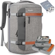 42L Travel Backpack with 4 Packing Cubes, TSA Friendly Flight Approved Carry-On Bag, Water-Resistant
