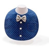 紳士領結襯衫造型圍兜兜 - 復古錢幣花襯衫