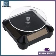 Solar Rotating Display Stand 360 Degrees Dual Use Stable Automatic Turntable for Showcase