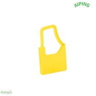 NG1ZX 100Pcs Plastic Security Seals, White PP Self Locking Tags, Security Seal 5.5*3.7 cm Tamper Pro