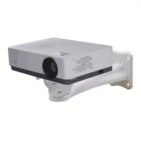 White Mini Projector Wall Mount Hanging Rack CCTV Security Camera Bracket Universal Projector Stand
