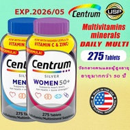 Centrum silver men women 50+ Plus Multivitamin Multimineral Complete from A-Zinc 275 Tablets