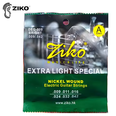 ZIKO Electric Guitar Strings 009-042 Nickel Wound Extra Light Special Strings DEG-009 Guitar String 