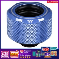 [sgstock] Thermaltake Pacific Blue 4 Build-In O-Rings C-ProG1/4 PETG 16mm OD Compression Fitting CL-