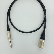 Ghiselijaya_ Cable Klotz 1Mtr Plus Jack Akai 6.5Mm Neutrik Male To Canon Xlr Male