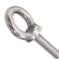Stainless Steel Eye Bolt, 2pack M10 Shoulder Eye Bolts 3/8" X 2"with Nuts and Washer Thread Lifting 