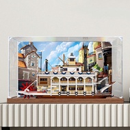 Acrylic Display Box Suitable for Lego 21356 Canal Steamboat Building Block Model Figure Storage Box 