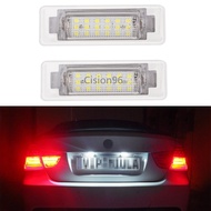 2Pcs For Mercedes Benz W210 W202 E300 E55 C230 LED Number License Plate Lights Lamp No Error 12V 650