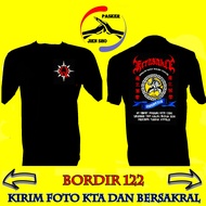 Kaos IKS.PI Kera Sakti Bordir1122 wajib foto KTA dan pasangan jurus
