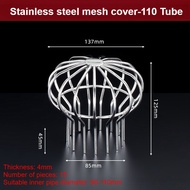 Vixplorn Floor Drain Cover Stainless Steel Strainer Anti Odor Debris Trap Gutter Guard Outdoor Roof 
