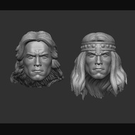 Headsculpt HS Head Conan the Barbarian Arnold Schwarzenegger Batman Beyond Muff Toys Notaman Shf NWT