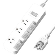 Umbrella 3P Extension Cord Rotating Plug 4 Cut 3 Seats (PU-3436) extension cord extension plug