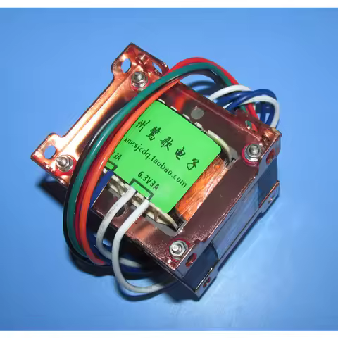 Tube filament transformer 5V 3A 6.3V 3A independent winding, 34W filament power transformer wound wi