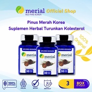 Merial Red Pine Korea - 3 Box / Hancurkan Plak Kolesterol / Atasi Hipertensi