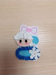 手工Elsa髮夾