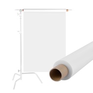 Diffusion Lighting Gel Filter Sheet 47x708 inches / 1.2x18 m White Diffuser Roll Paper Sheet for Pho