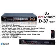 CRIMSON D 37/D-37 Bluetooth Stereo AC DC Karaoke Amplifier