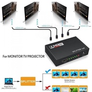 #@@#@@@@@@@] 4-port HDMI Spilter Plus 1-4 HDCP Full HD 3D Port Adapter 4Kx2K 4Kx2HD