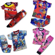 Book 3 - Full Print Jersey Pyjamas budak / baju budak / sleepwear 2 tahun - 8 tahun