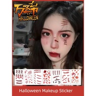 ▲ halloween face sticker ▲ readystock temporary tattoo makeup tattoo sticker Halloween Face Stickers