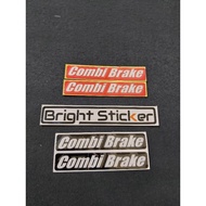STICKER COMBI BRAKE CUTTING