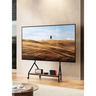 Kaki TV Mudah Alih Kaki Lantai 75/85/100 Inci Kaki TV dengan Roda Serasi dengan Hisense TCL