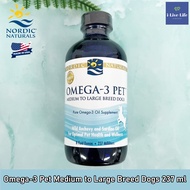 สำหรับสุนัขพันธุ์กลางถึงใหญ่ Omega-3 Pet Medium to Large Breed Dogs 237 ml โอเมก้า-3 - Nordic Natura