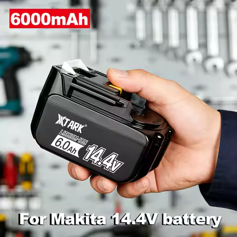 14.4V 6.0Ah Rechargeable Li-Ion Battery For Makita 14V Power Tools 5000mAh BL1460 BL1430 1415 194066
