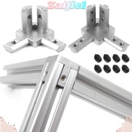 ZAIJIEEE Bracket Connector Durable 2020 3030 4040 Series Slot Aluminum Extrusion Profile 3-Way